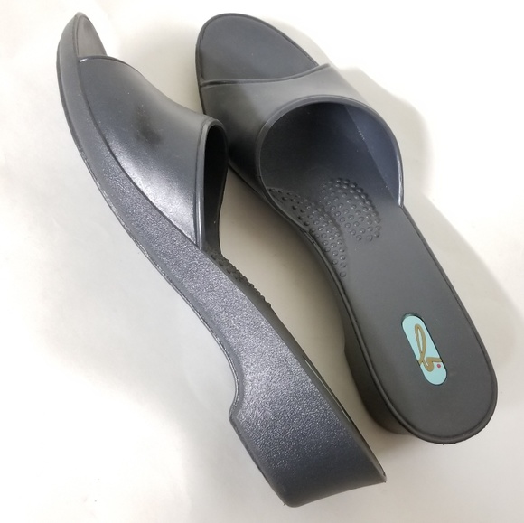OKAb Gray Madison Sandals Slippers - Picture 3 of 4